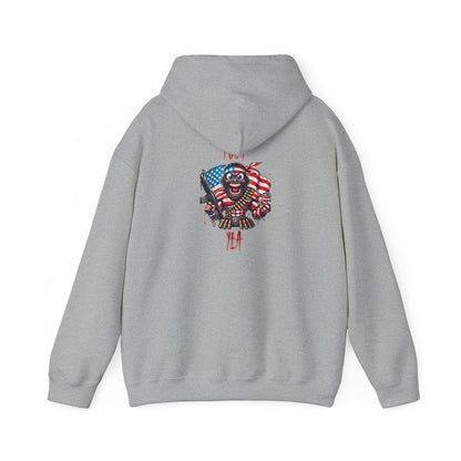 Patriotic Skull & Flag Hoodie – American Eagle Skeleton Graphic Sweatshirt