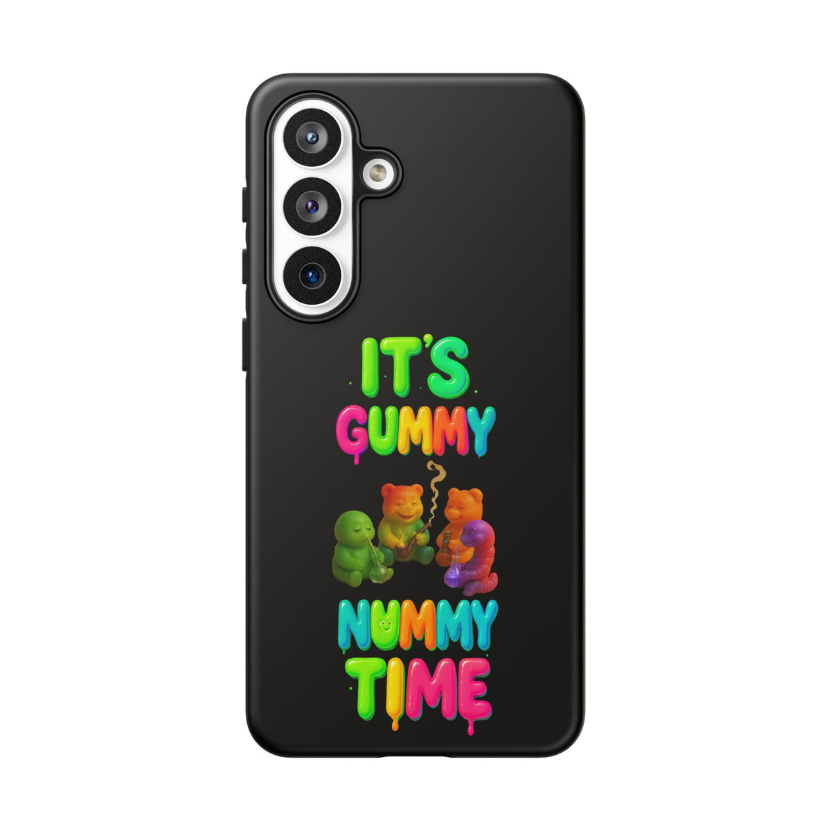 It's Gummy Nummy Time Phone Case — Colorful Gummy Bears Protective Case