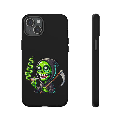 Grinning Green Reaper Phone Case