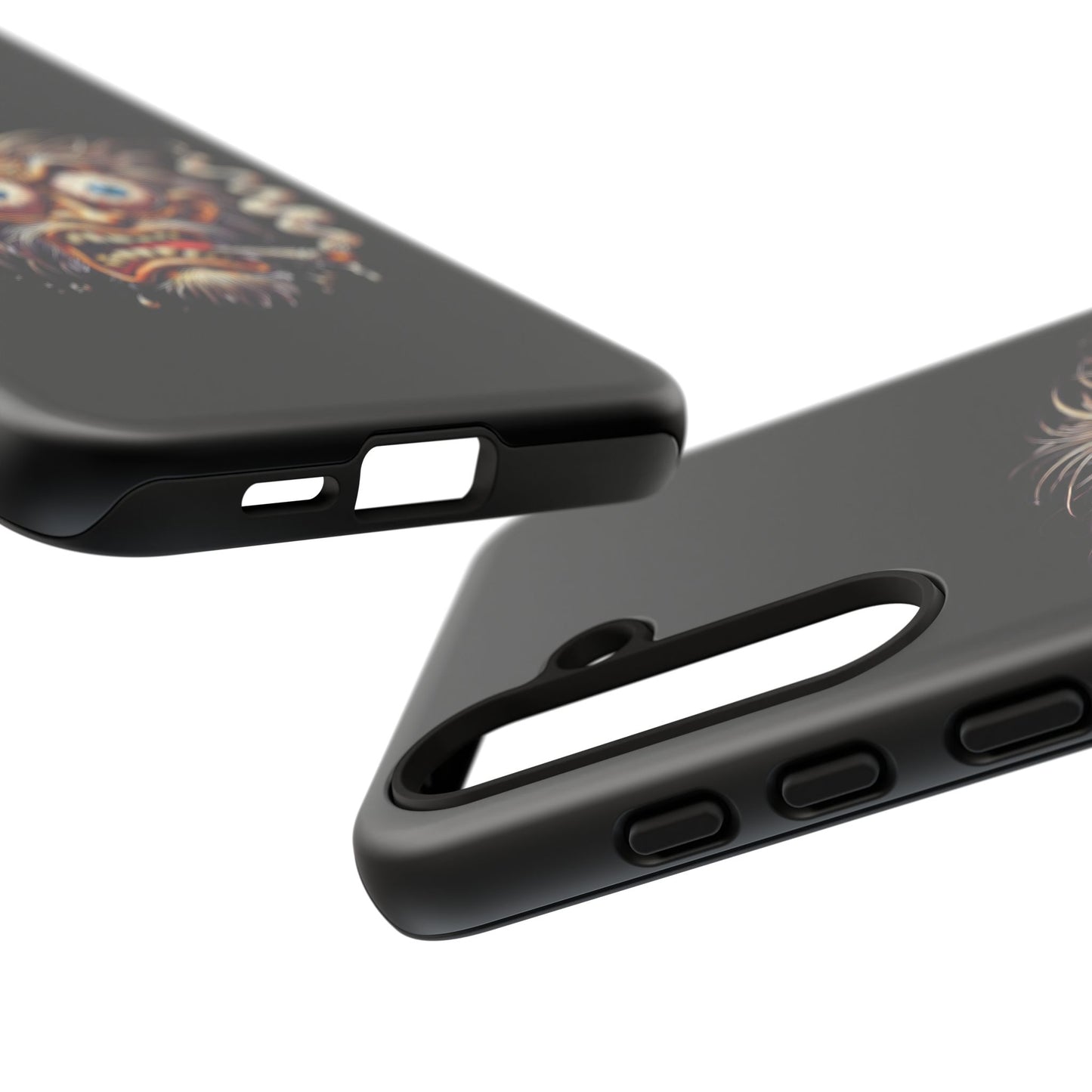 Phone Case — Wild Cartoon Monster Smoking Design