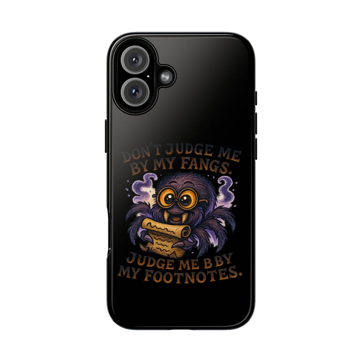 Phone Case — Fiery One-Eyed Demon with "I See Your Soul... And It's Disappointing"