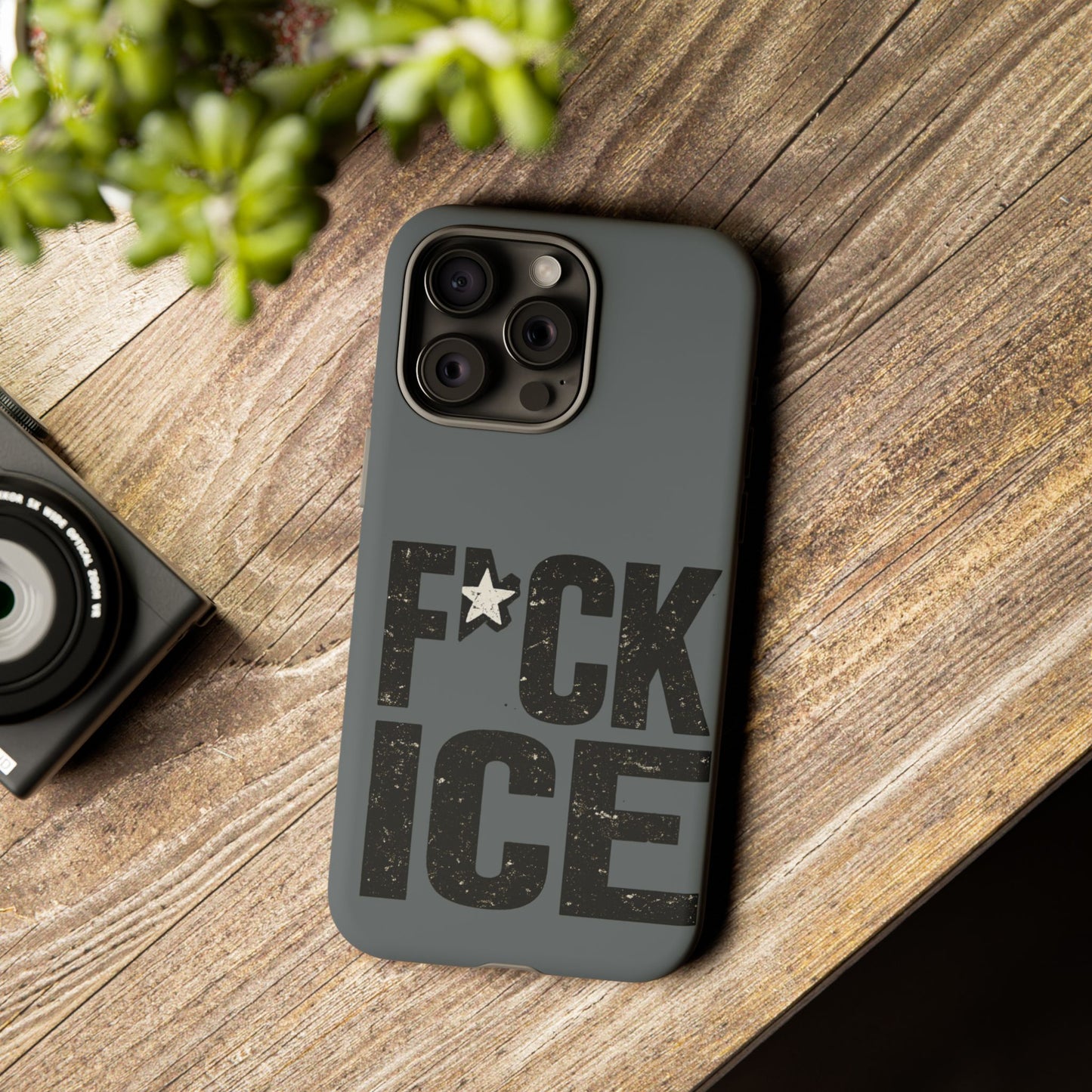 Phone Case — “F*CK ICE” Bold Protest Protective Case