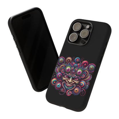 Psychedelic Smiling Eye Cluster Phone Case