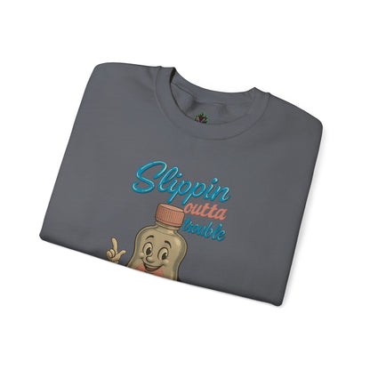 Slippin’ Outta Trouble Crewneck Sweatshirt