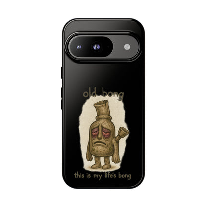 Phone Case — 'Old Bong' Funny Stoner Illustration, "This Is My Life's Bong"