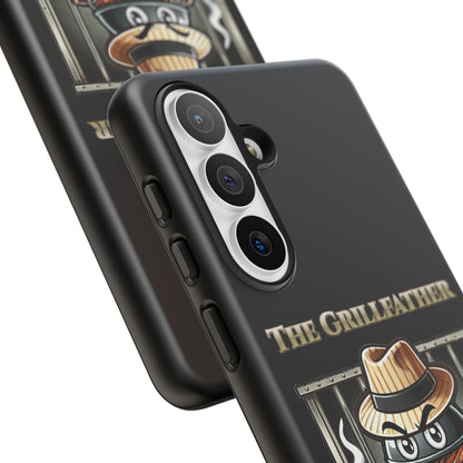 Grillfather Personalized Phone Case — Funny BBQ Smoker Design
