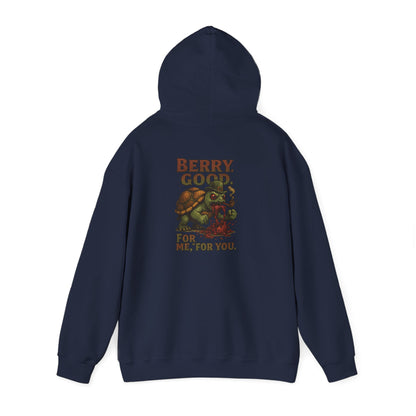 Turtle Graphic Hoodie — "Bein' Good For Me, For You" Retro Nature Sweatshirt