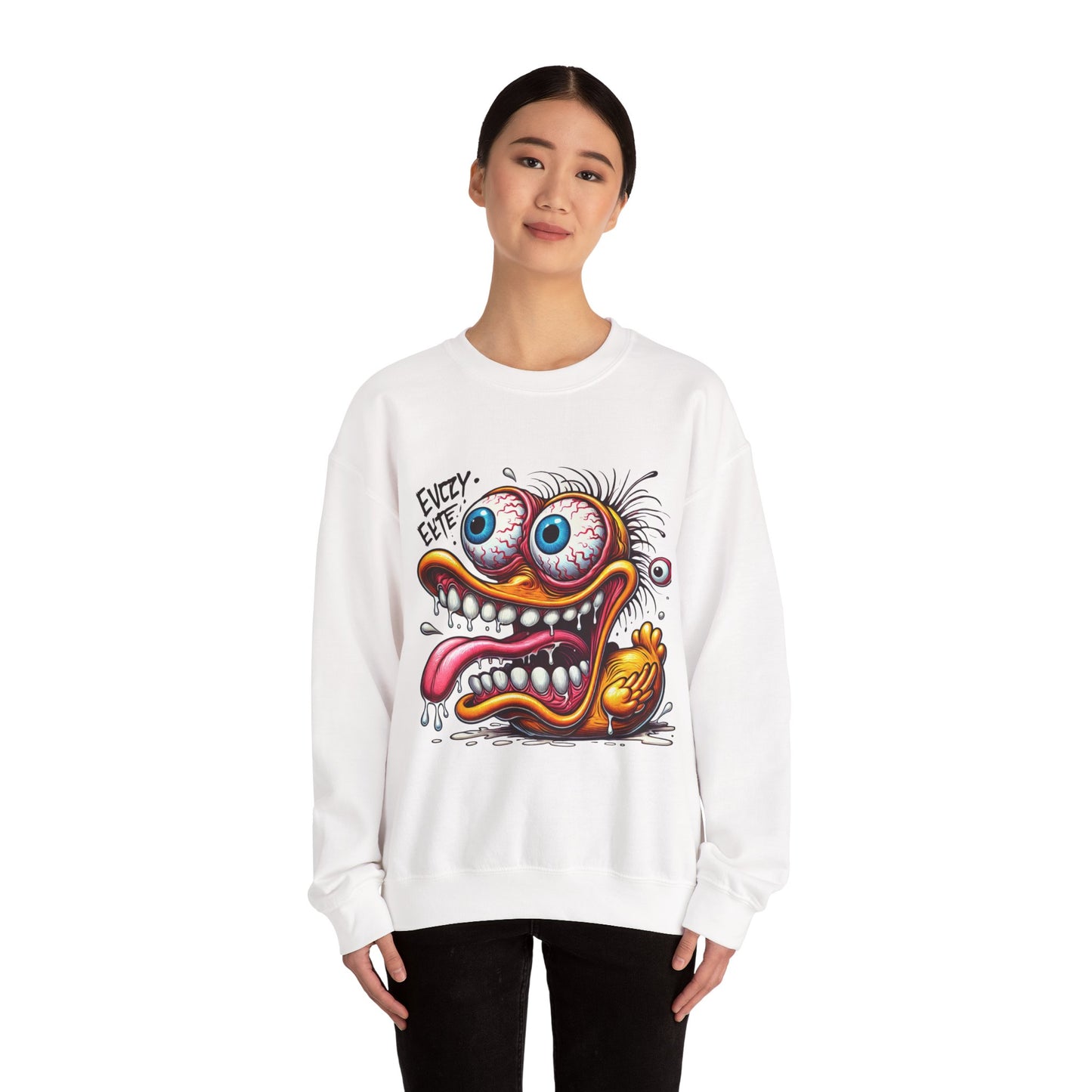 Eyeball Escape Duck Crewneck Sweatshirt