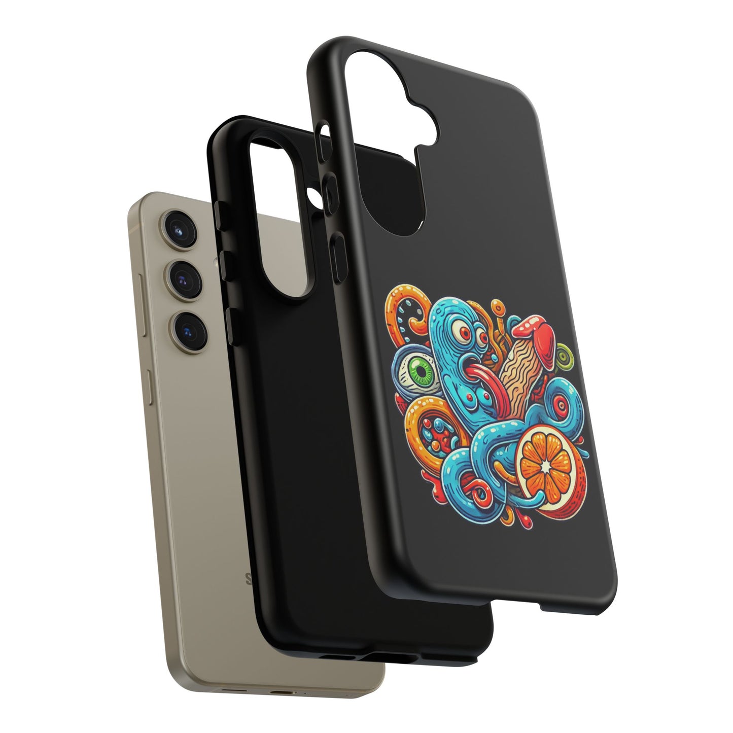Octopus Surf Phone Case — Colorful Nautical Art Protective Phone Cover