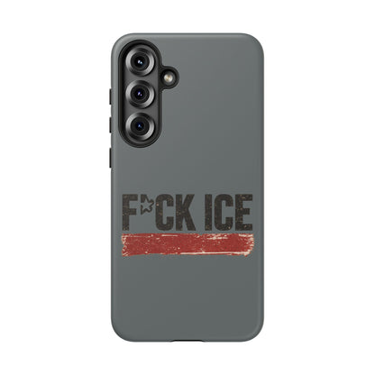 Phone Case - "F*CK ICE" Distressed Protest Design