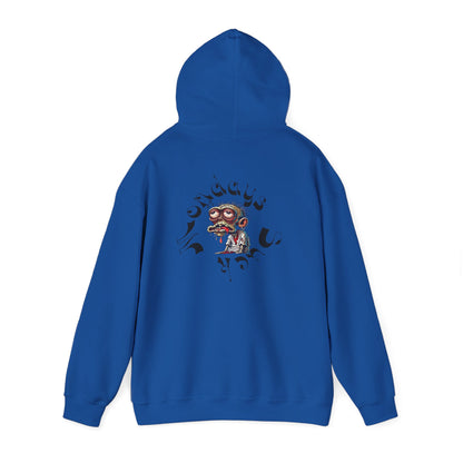 Hoodie - Funky Cartoon Skull Graphic Hoodie