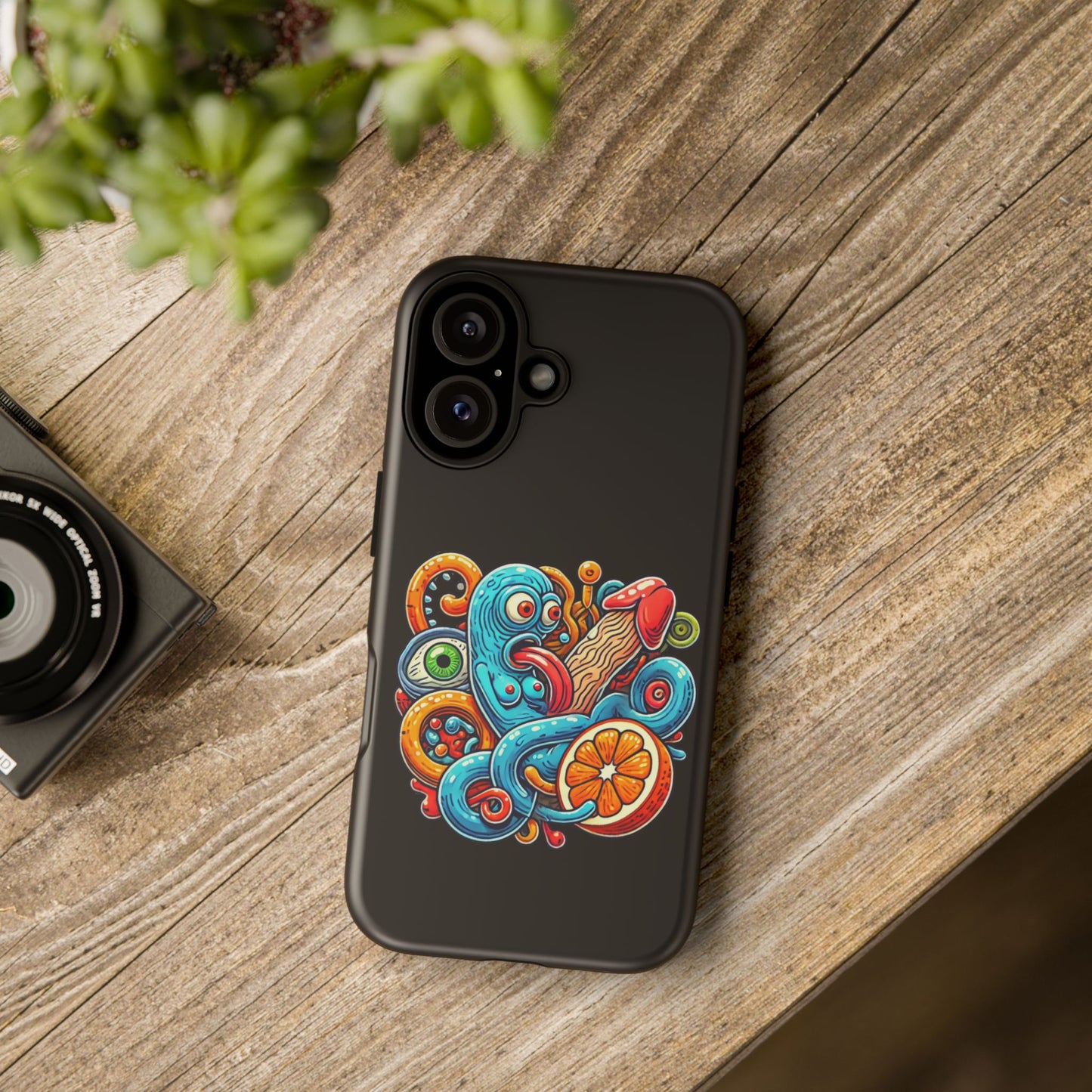 Octopus Surf Phone Case — Colorful Nautical Art Protective Phone Cover