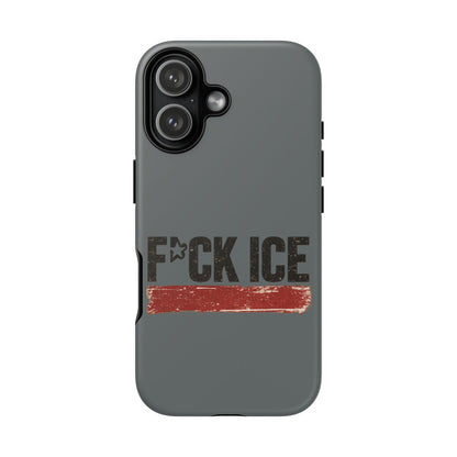 Phone Case - "F*CK ICE" Distressed Protest Design