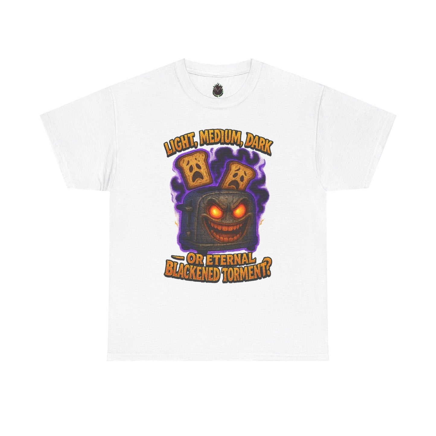 Spooky Toast Jack-o'-Lantern T-Shirt | Light Medium Dark or Eternal [...]
