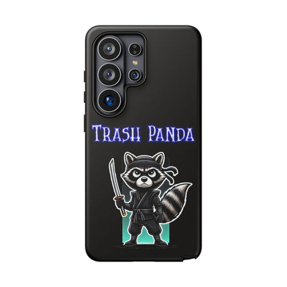 Trash Panda Ninja Phone Case — Cute Raccoon Warrior Protective Case