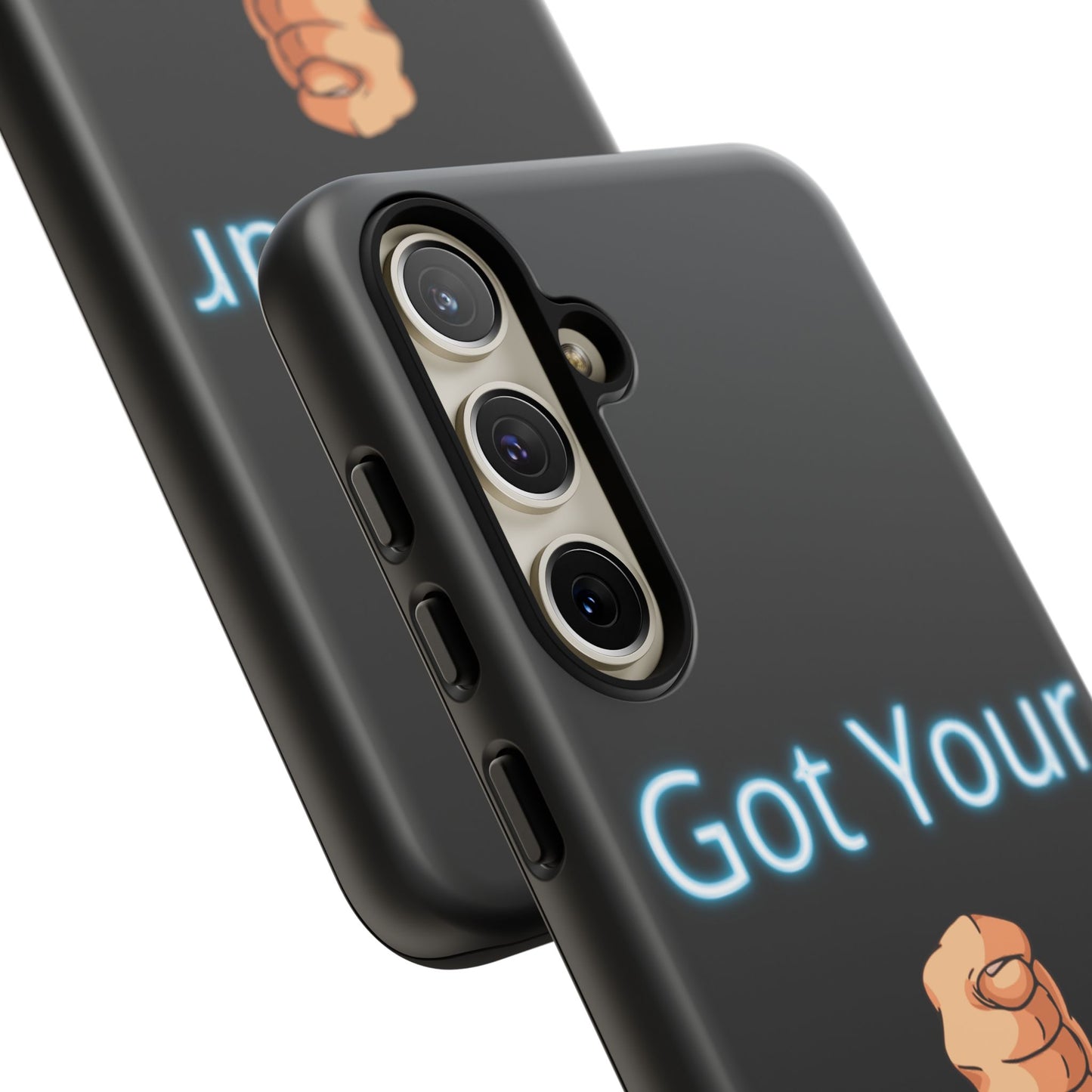 Got Your Nose Phone Case — Funny Neon Fist Design