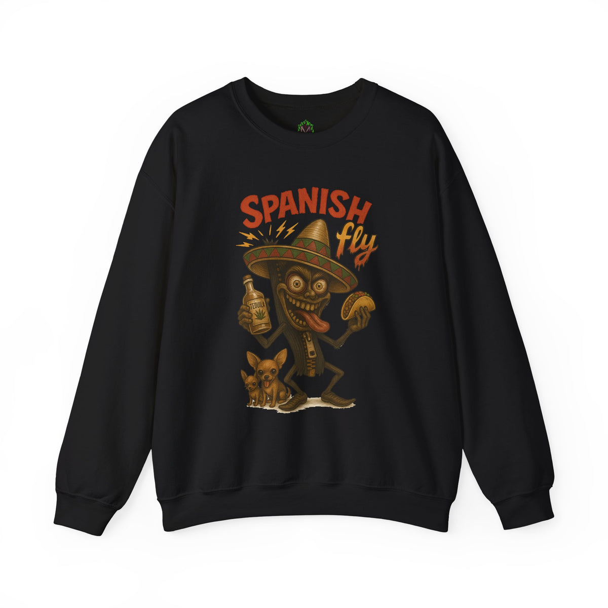 Spanish Fly Crewneck – Tequila & Taco Mayhem Edition