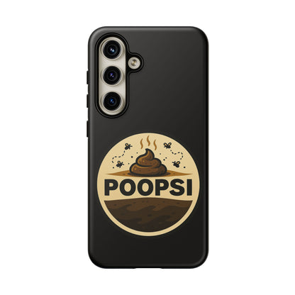 Phone Case — 'POOPSI' Funny Poop Logo Protective Cover