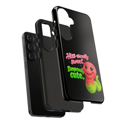 Phone Case — "Hiss-tically Sweet, Dangerously Cute" Worm Design