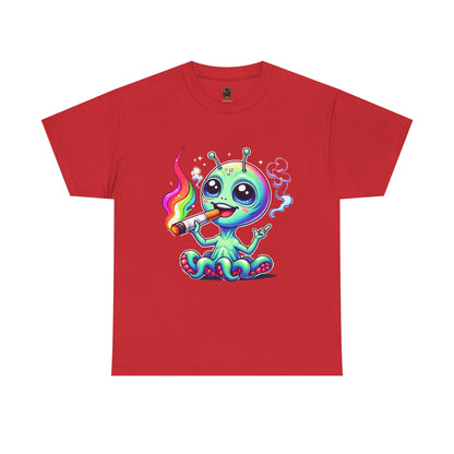 Colorful Alien Tee - Fun Graphic Tee