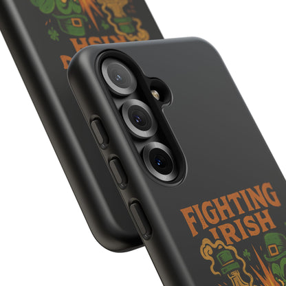 Phone Case — "Fighting Irish: Luck Ran Out, Fists Didn’t" St. Patrick’s Protective Cover