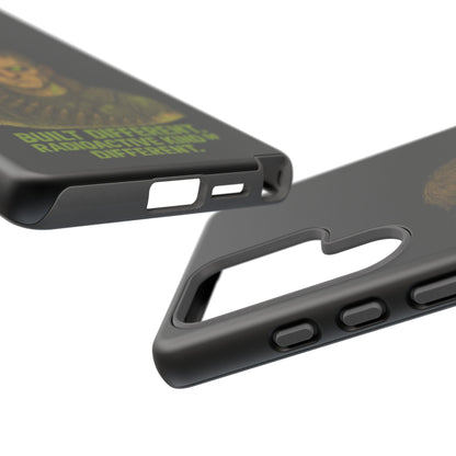 Phone Case — "Built Different, Radioactive Kind of Different" Mutant Design