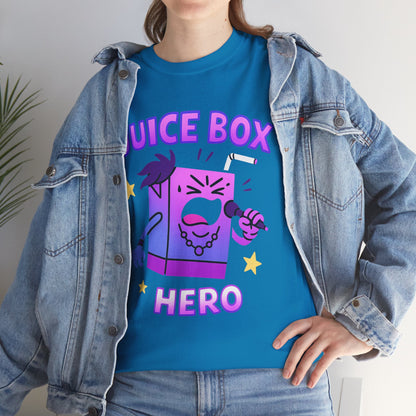 Juice Box Hero T-Shirt | Cute Cartoon Beverage Design