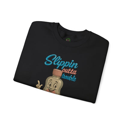 Slippin’ Outta Trouble Crewneck Sweatshirt