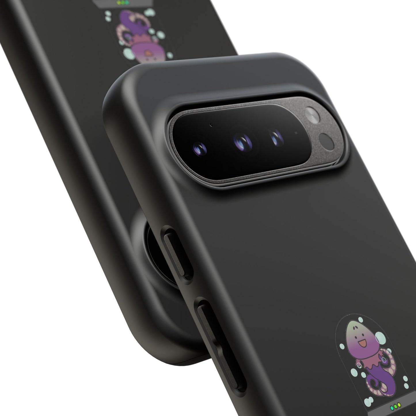 Phone Case — 'Got Protection?' Cute Purple Alien Anti-Shock Protective Cover