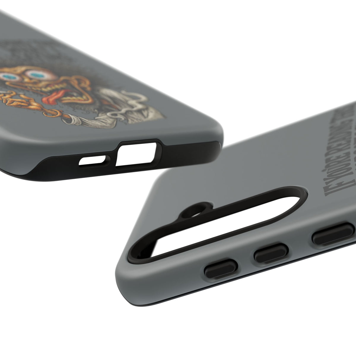 Phone Case — "If You're Reading This I Forgot What I Was Saying" Retro Crazy Cartoon Design