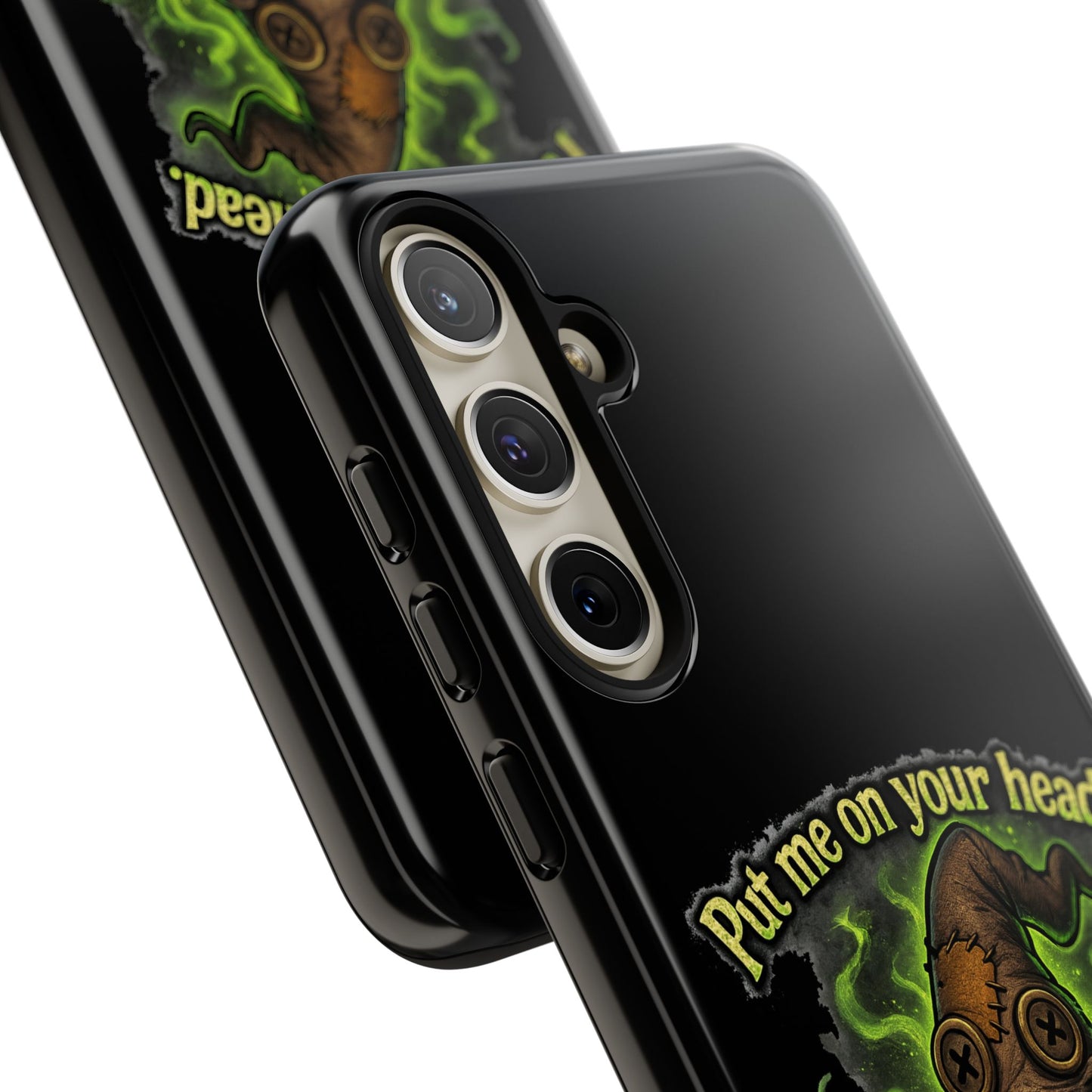 Phone Case — 'Put Me On Your Head, I Double Dare You' Witch Hat Horror Design