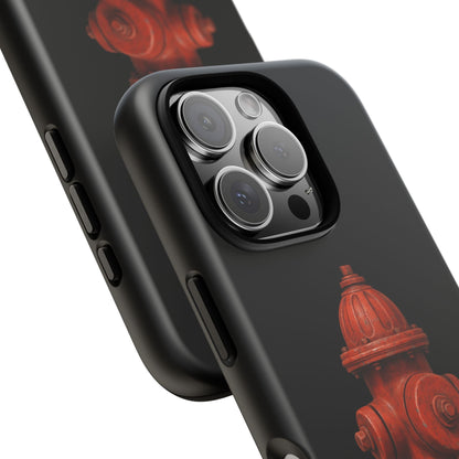 Red Fire Hydrant Phone Case — Tough Protective iPhone Cover
