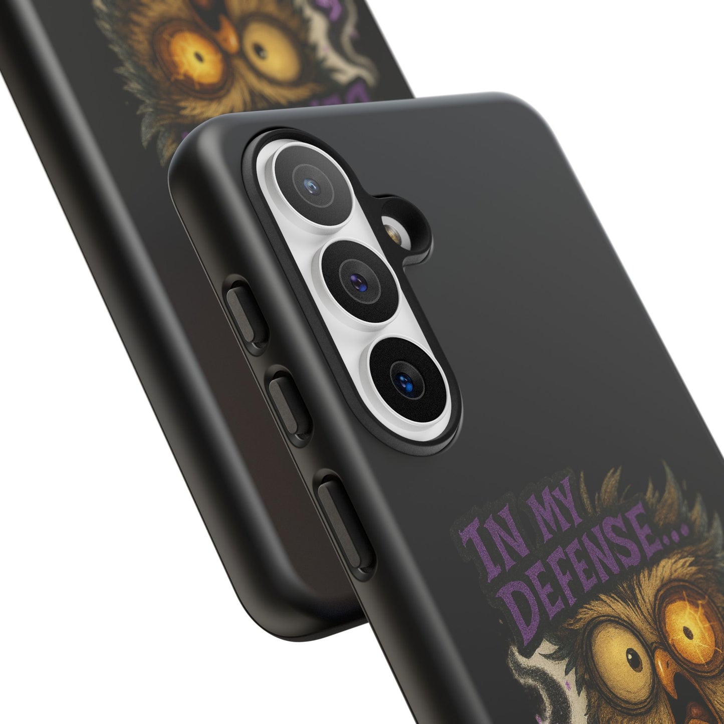 Phone Case — 'In My Defense… The Spell Did Work' Owl Witchy Protective Case