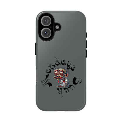 Phone Case — 'Nobody Sucks' Grunge Monster Protective Case