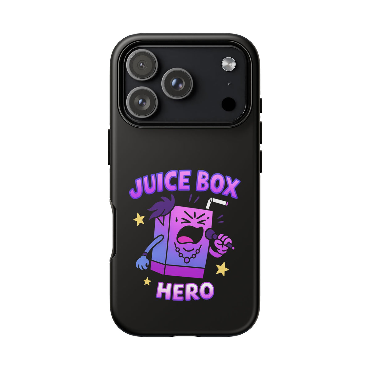 Phone Case — 'Juice Box Hero' Cute Cartoon Protective Cover