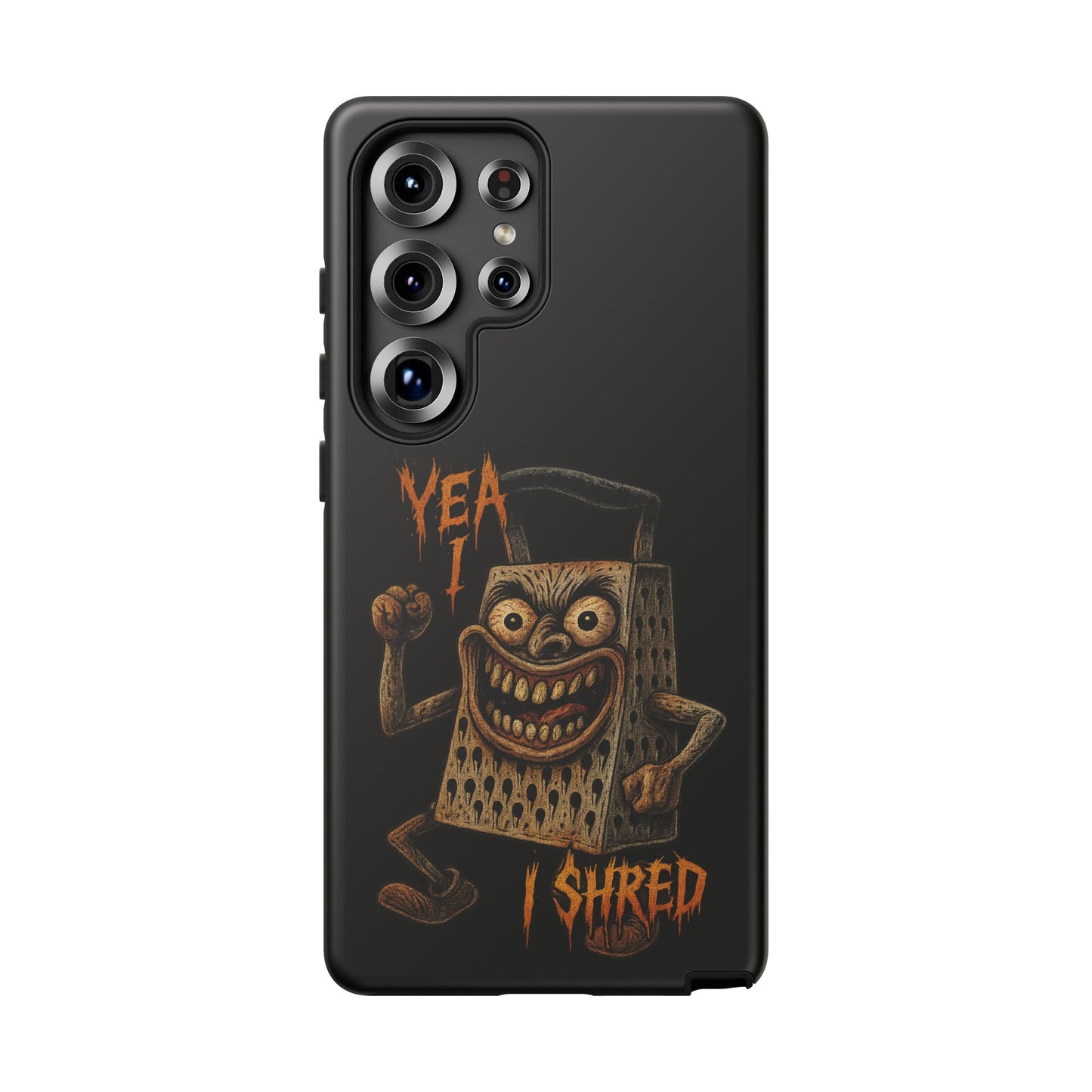 Phone Case — Funny Grater Character 'Yea I Shred' Protective iPhone Cover