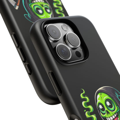 Grinning Green Reaper Phone Case