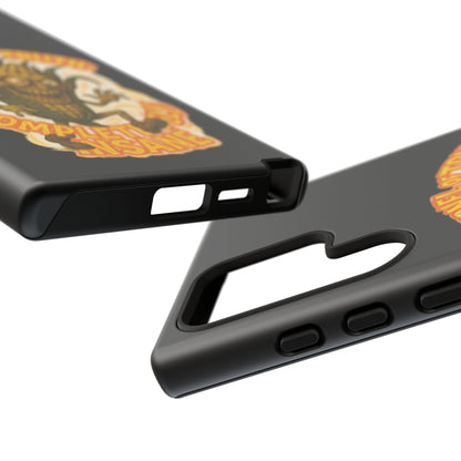 Corny Horror Phone Case - “Kernel of Truth, Completely Insane” Retro Corn Monster