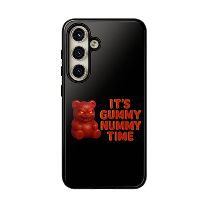 Phone Case — "It's Gummy Nummy Time" Red Gummy Bear Protective Case