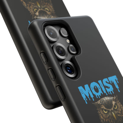 Moist Owlette Phone Case — Funny Owl Graphic Protective Case