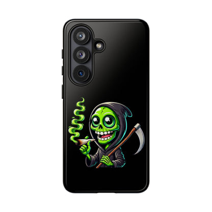 Grinning Green Reaper Phone Case
