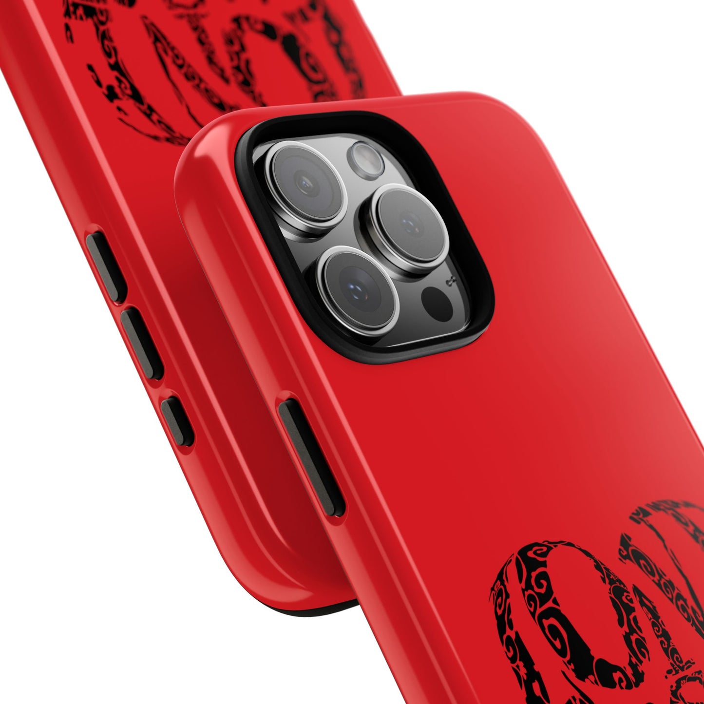 Red 'Love Justice' Heart Phone Case — Protective iPhone Cover, Valentine’s Gift