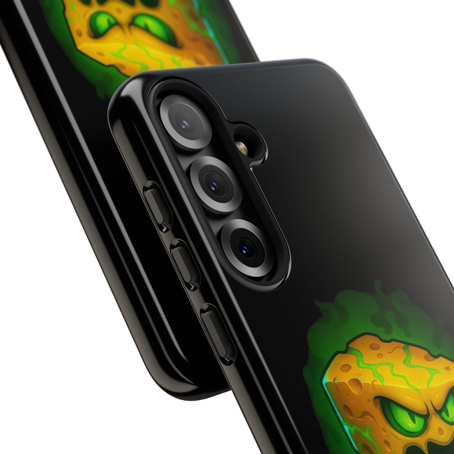 Phone Case — 'Smell That? It's Fear.' Spooky Cheese Monster Protective Case