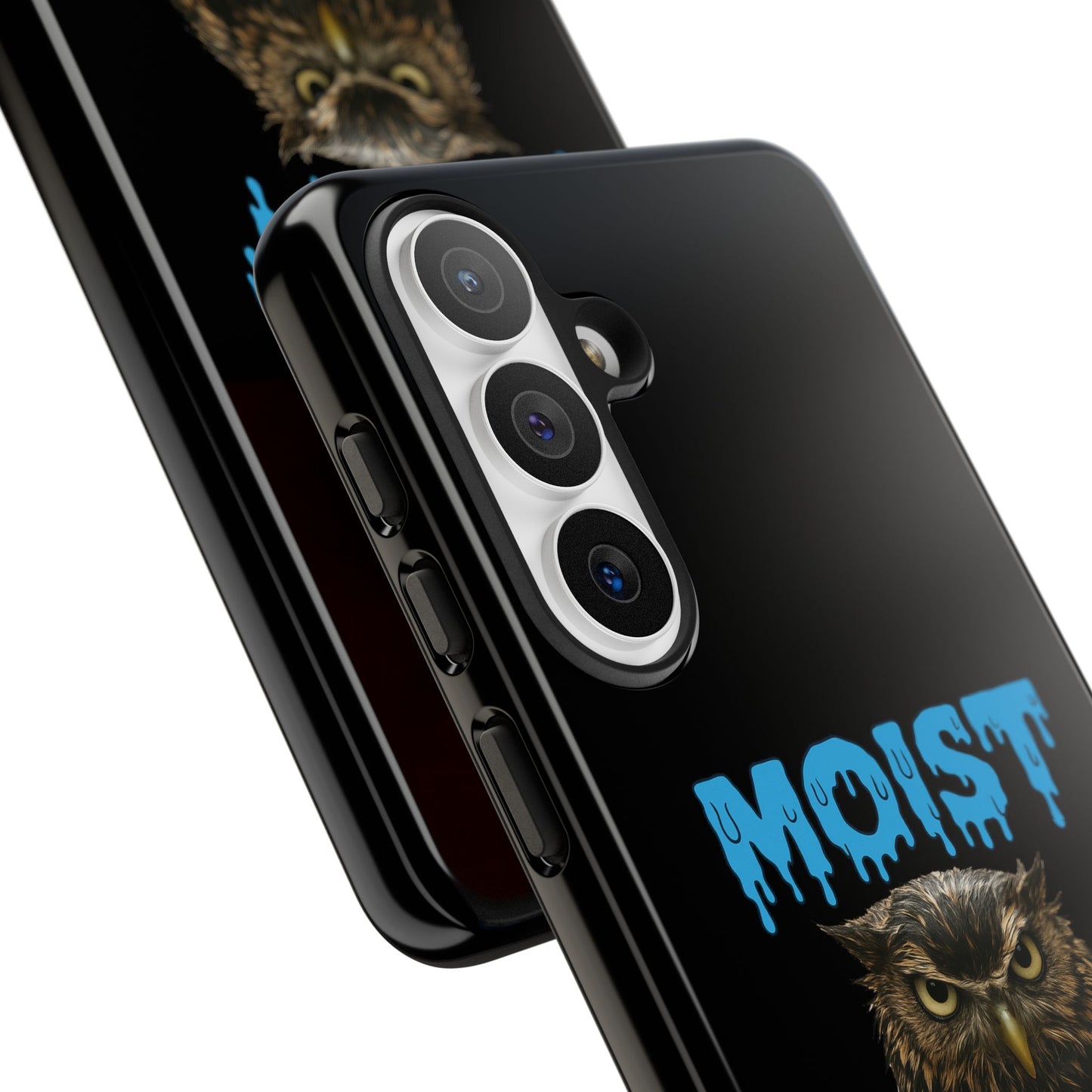 Moist Owlette Phone Case — Funny Owl Graphic Protective Case