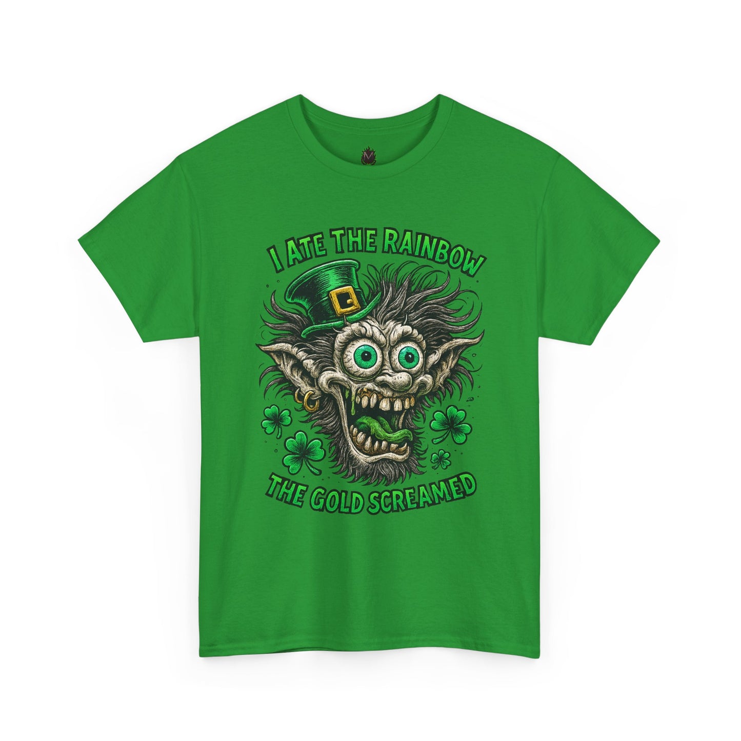 I Ate the Rainbow The Gold Scream'd T-Shirt | Creepy Leprechaun St. Patrick's