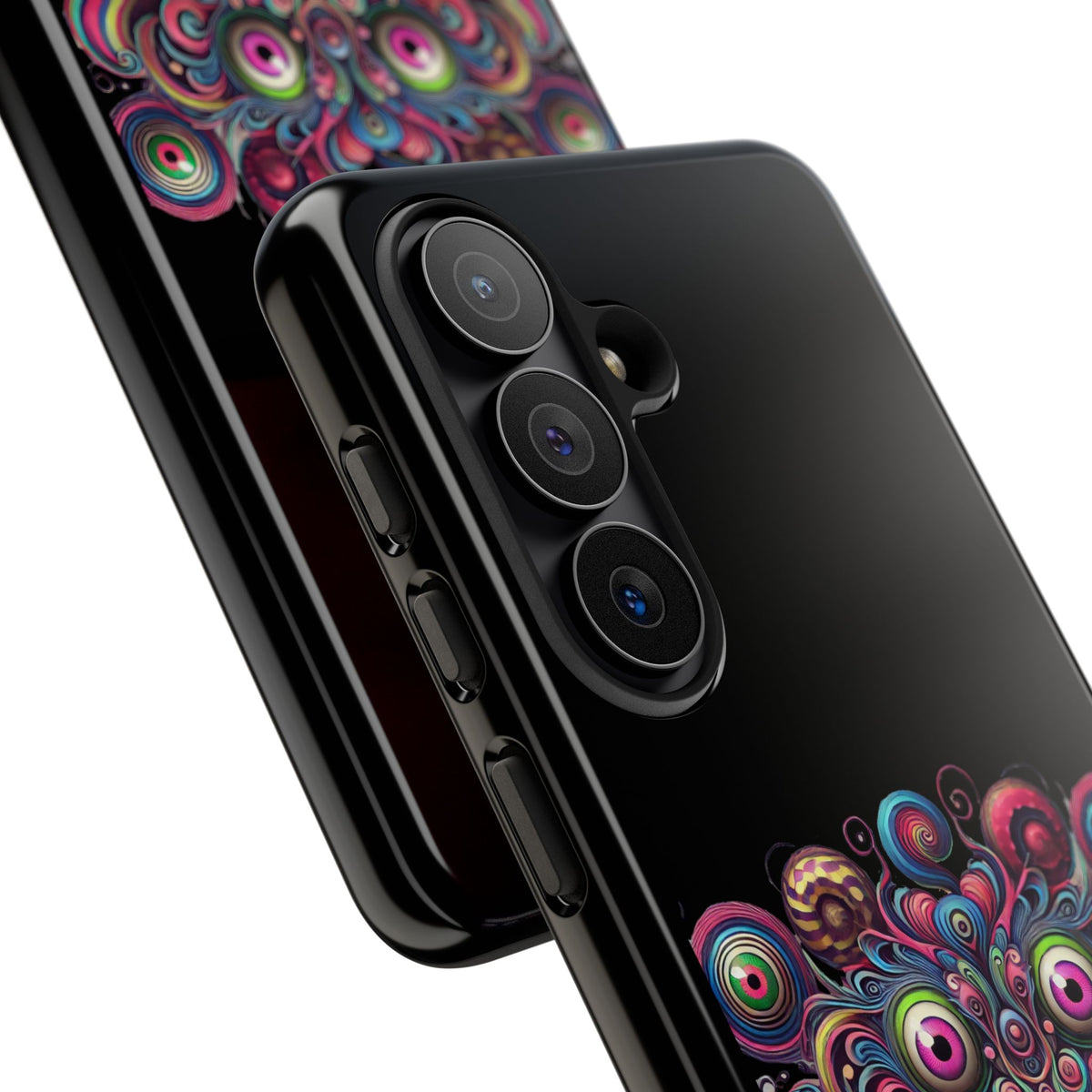 Psychedelic Smiling Eye Cluster Phone Case