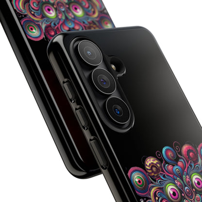 Psychedelic Smiling Eye Cluster Phone Case