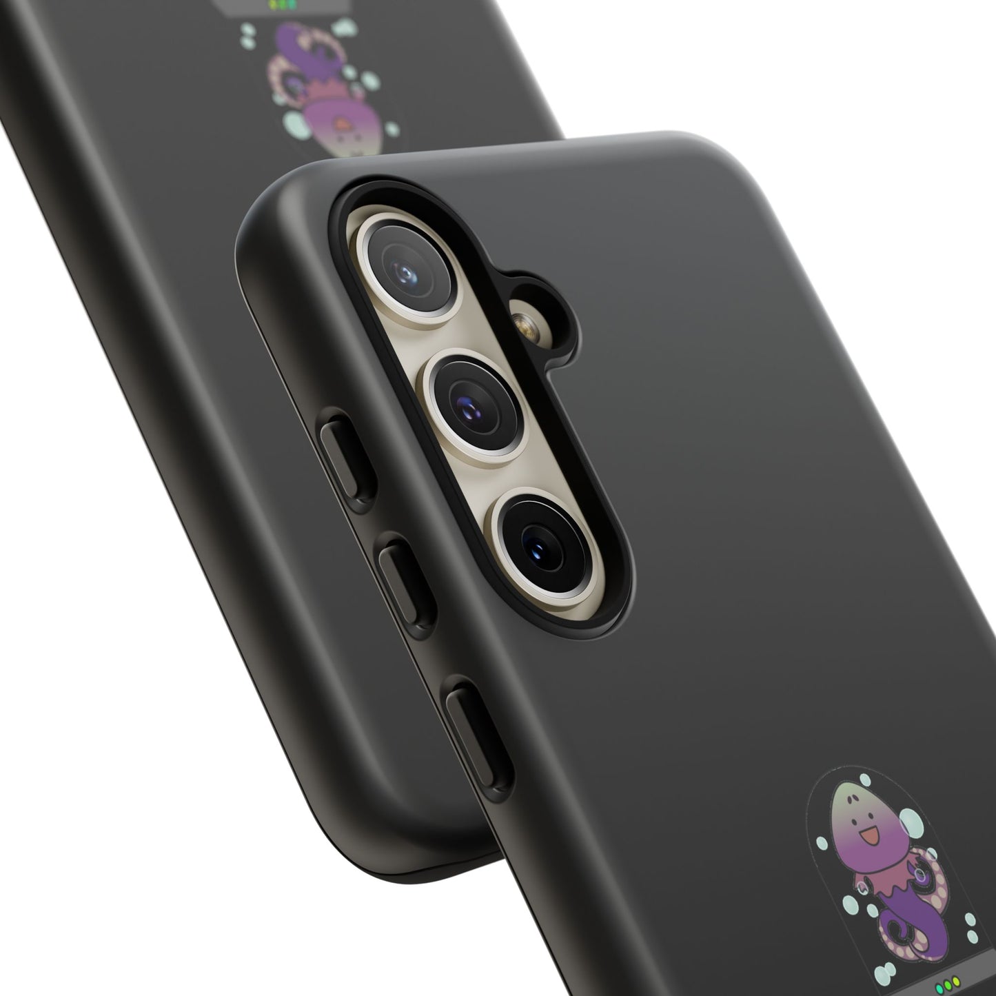 Phone Case — 'Got Protection?' Cute Purple Alien Anti-Shock Protective Cover