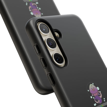 Phone Case — 'Got Protection?' Cute Purple Alien Anti-Shock Protective Cover