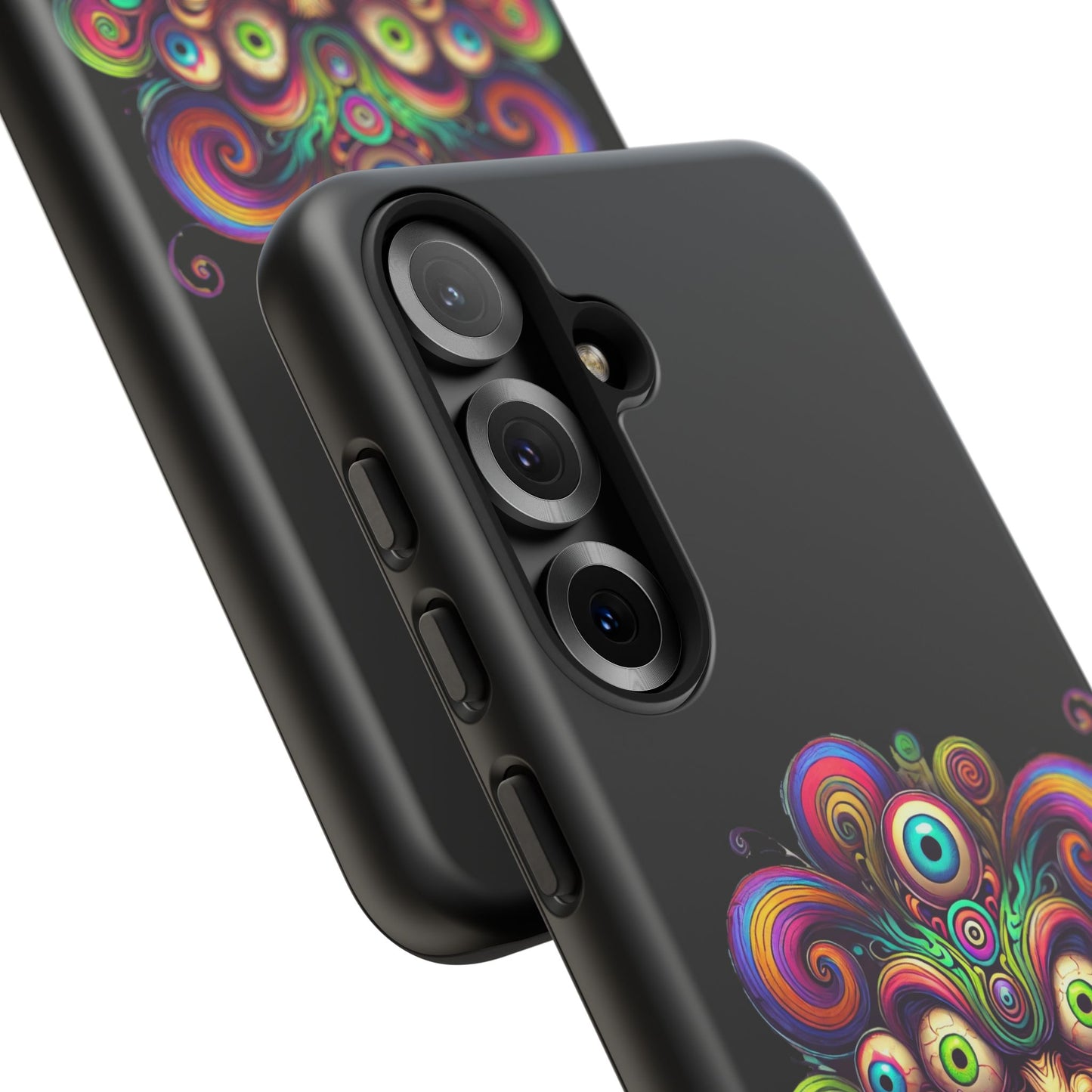 Psychedelic Jester Phone Case — Colorful Creepy Clown Tough Case